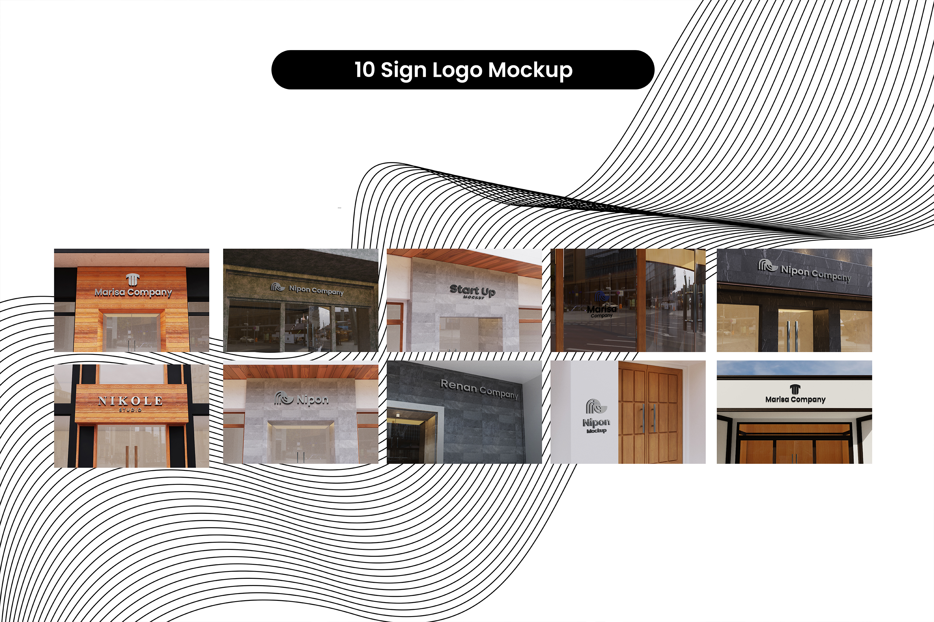 10 个标志标识模型 VOL·2-2