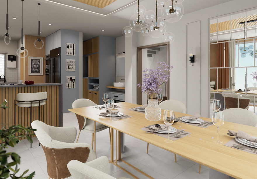 Tranquil Haven 室内设计项目丨建筑学生-9