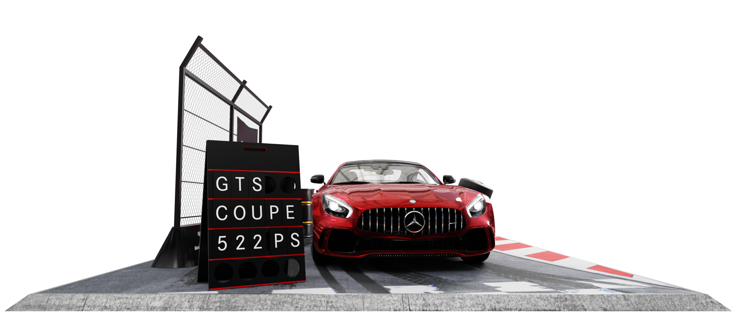 Mercedes Benz AMG Car Stand-2