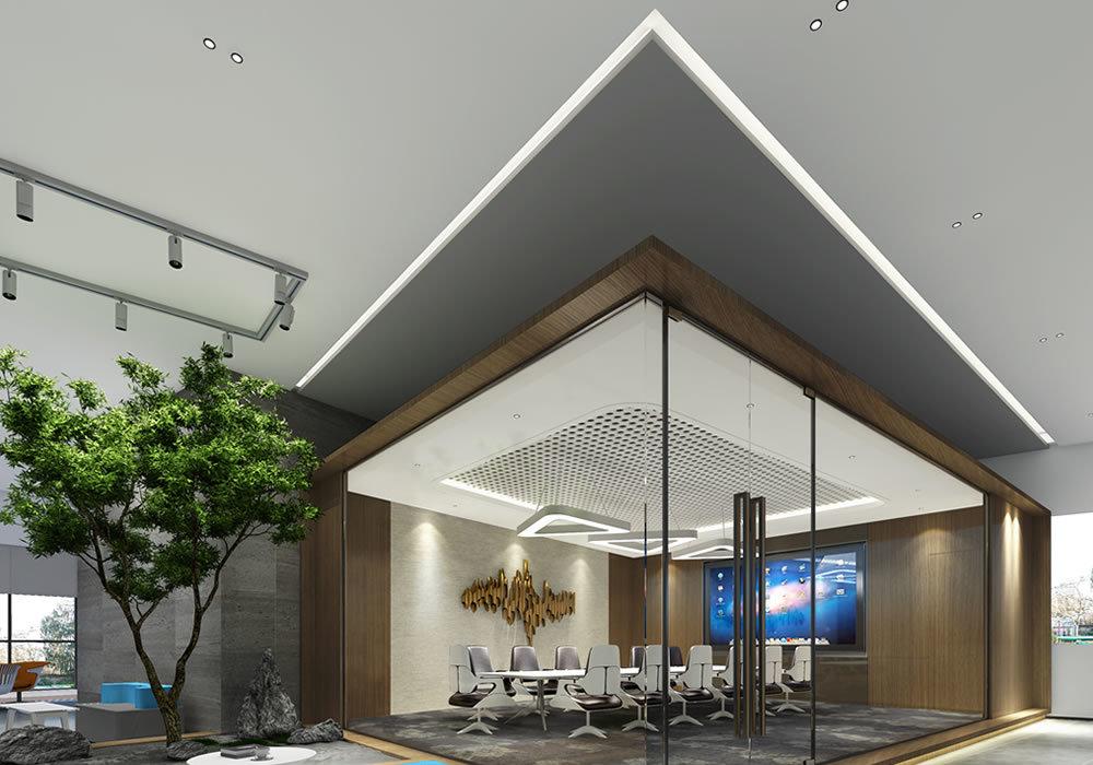 自豪药业现代简约办公室设计-6