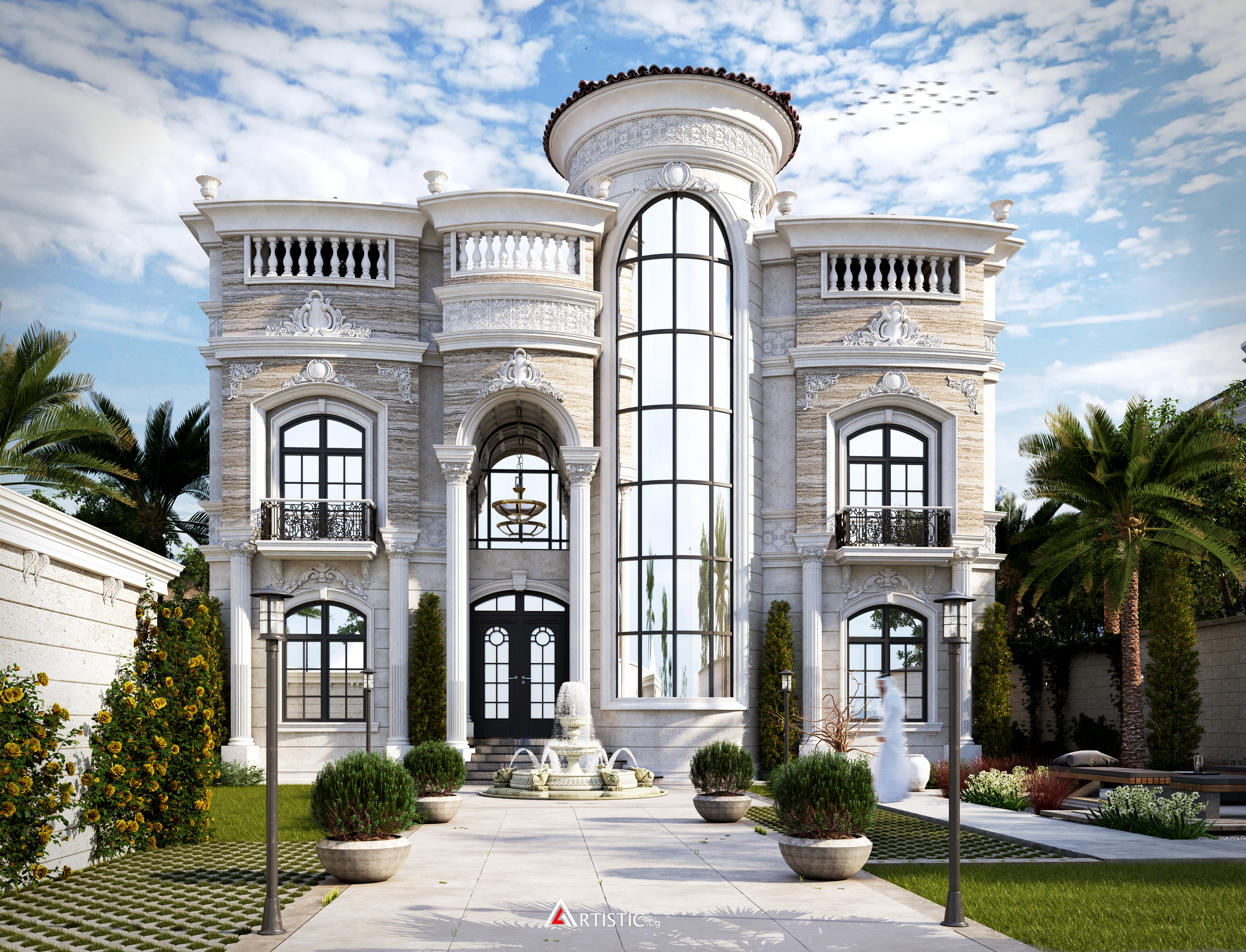 利雅得别墅丨沙特阿拉伯利雅得丨Artistic Studio CG-7