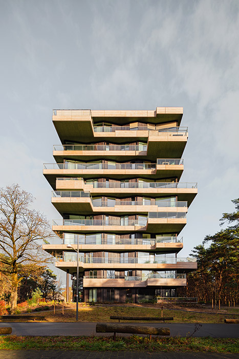 BEAUFORT（由重叠别墅构成的雕刻式塔楼）丨荷兰丨Orange Architects-14