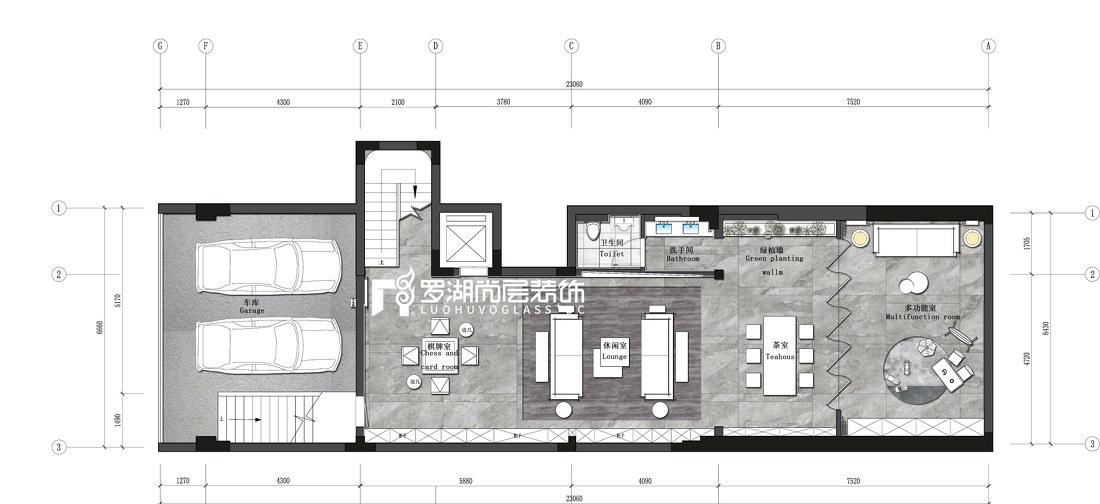 中海九号别墅跃层设计 | 影音玩具茶室共享空间-20