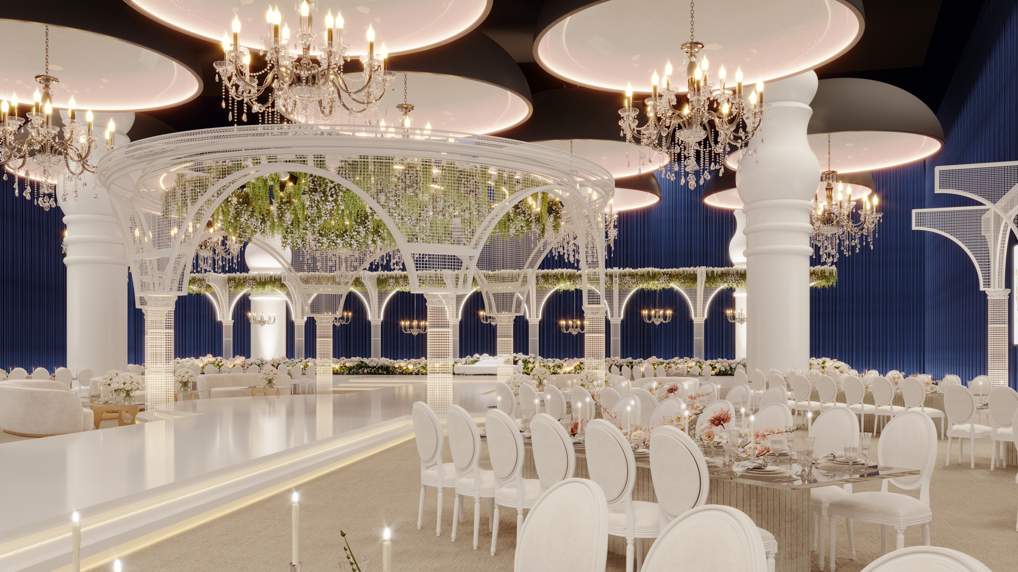 Classic wedding hall, qatar-2