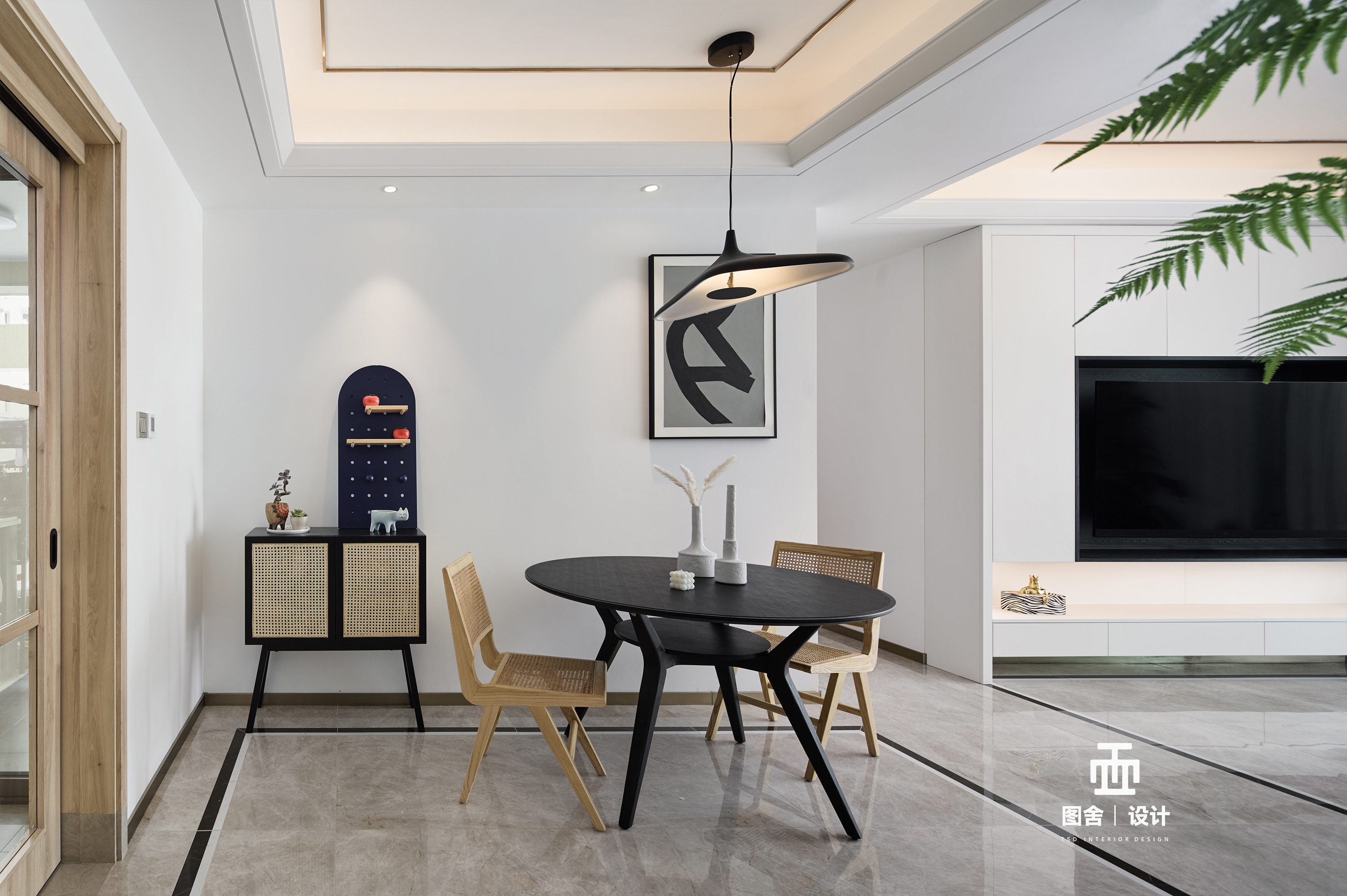 时尚精致的“双面”女主复古,自然新家丨图舍设计-18