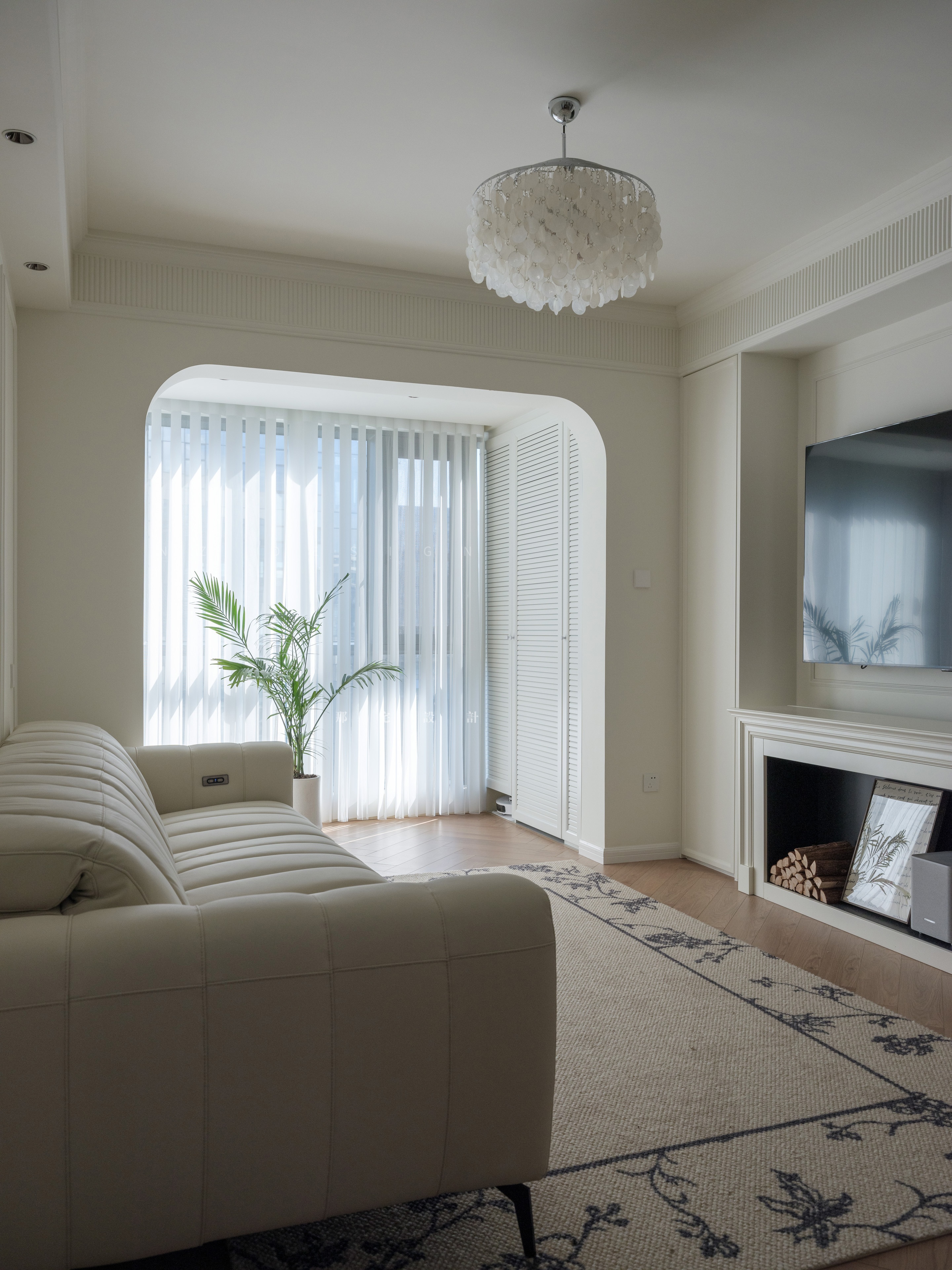 90后两人一猫的惬意法式奶油风丨中国深圳丨那宅设计事务所-29