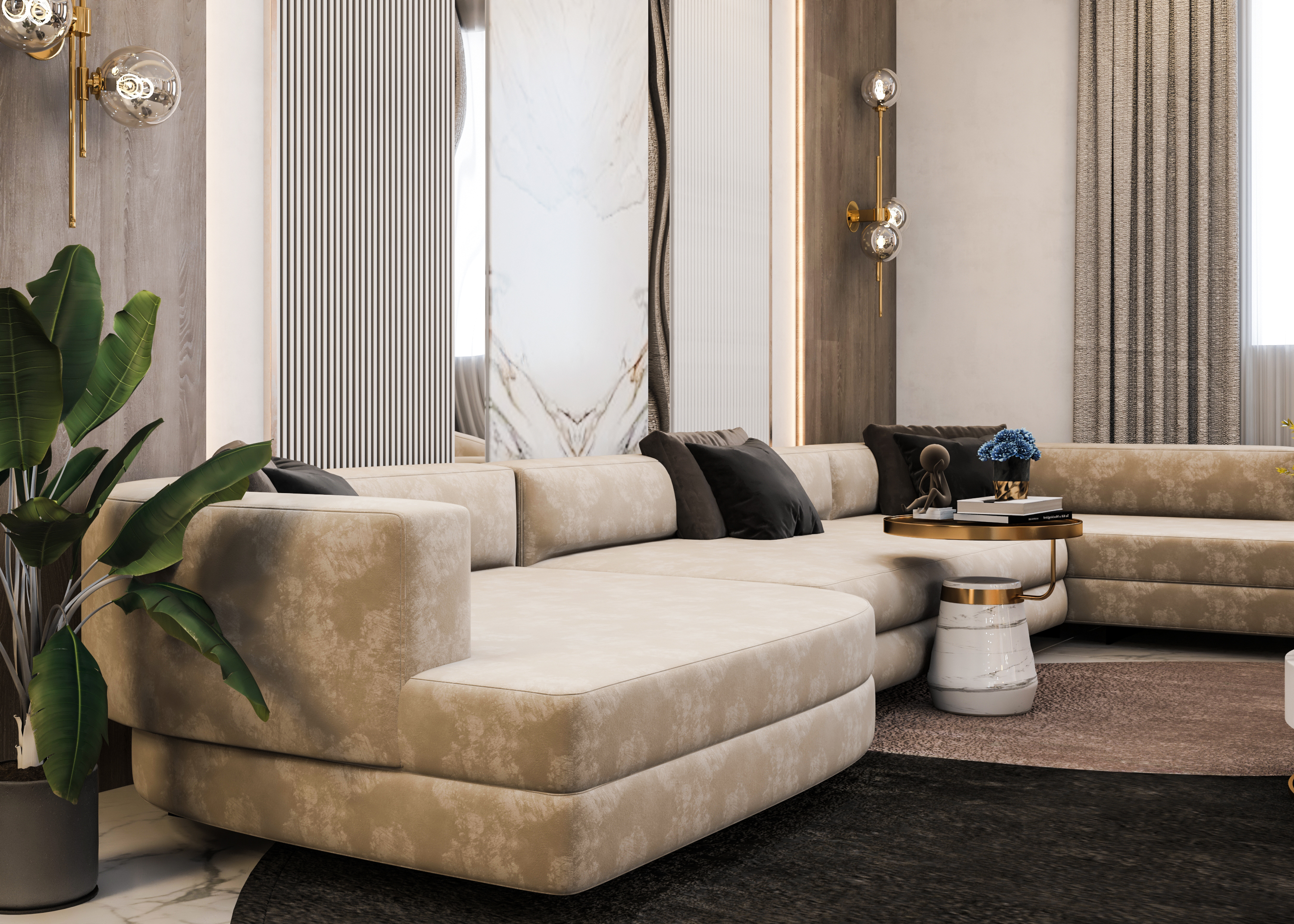 Designing a reception hall in Kuwait-5