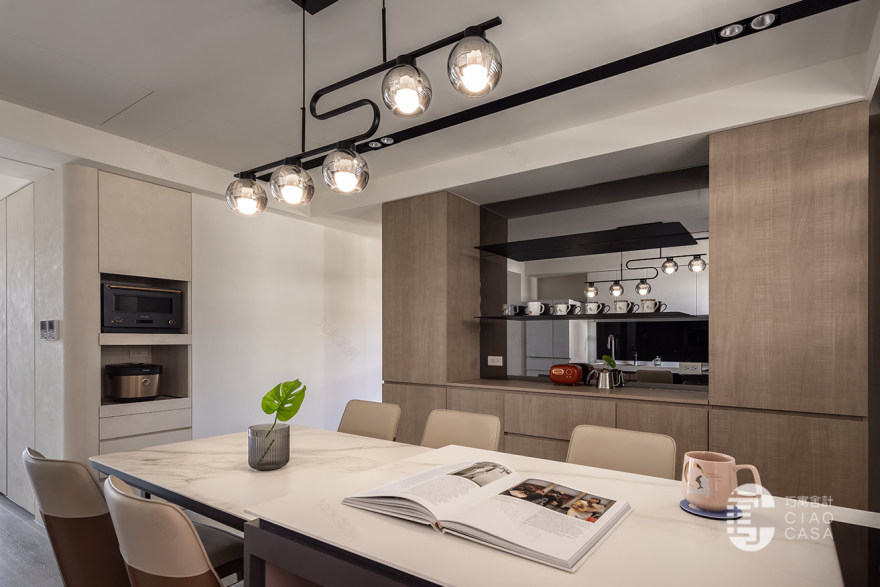 伏光輕奢暖居|構築溫潤情感「聚」場|巧寓舍計丨江柄融-13