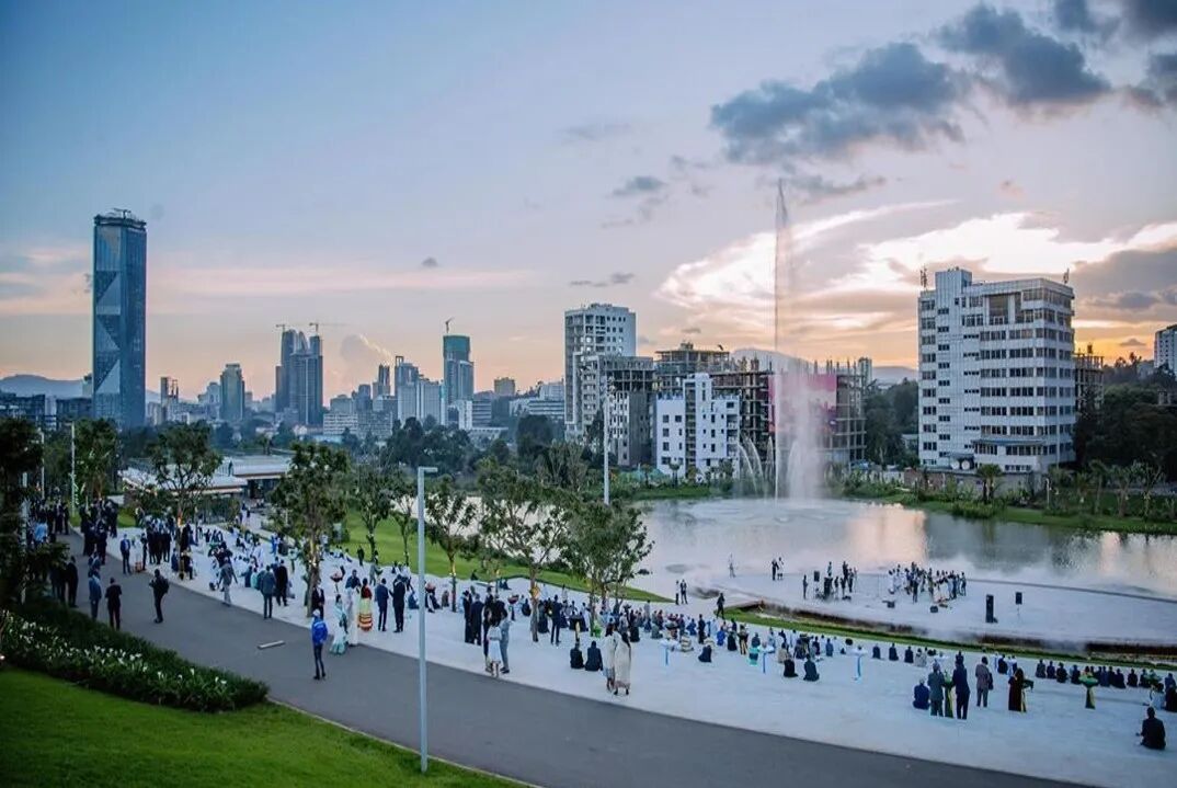 奋进40|埃塞俄比亚谢格尔公园友谊广场景观设计-18