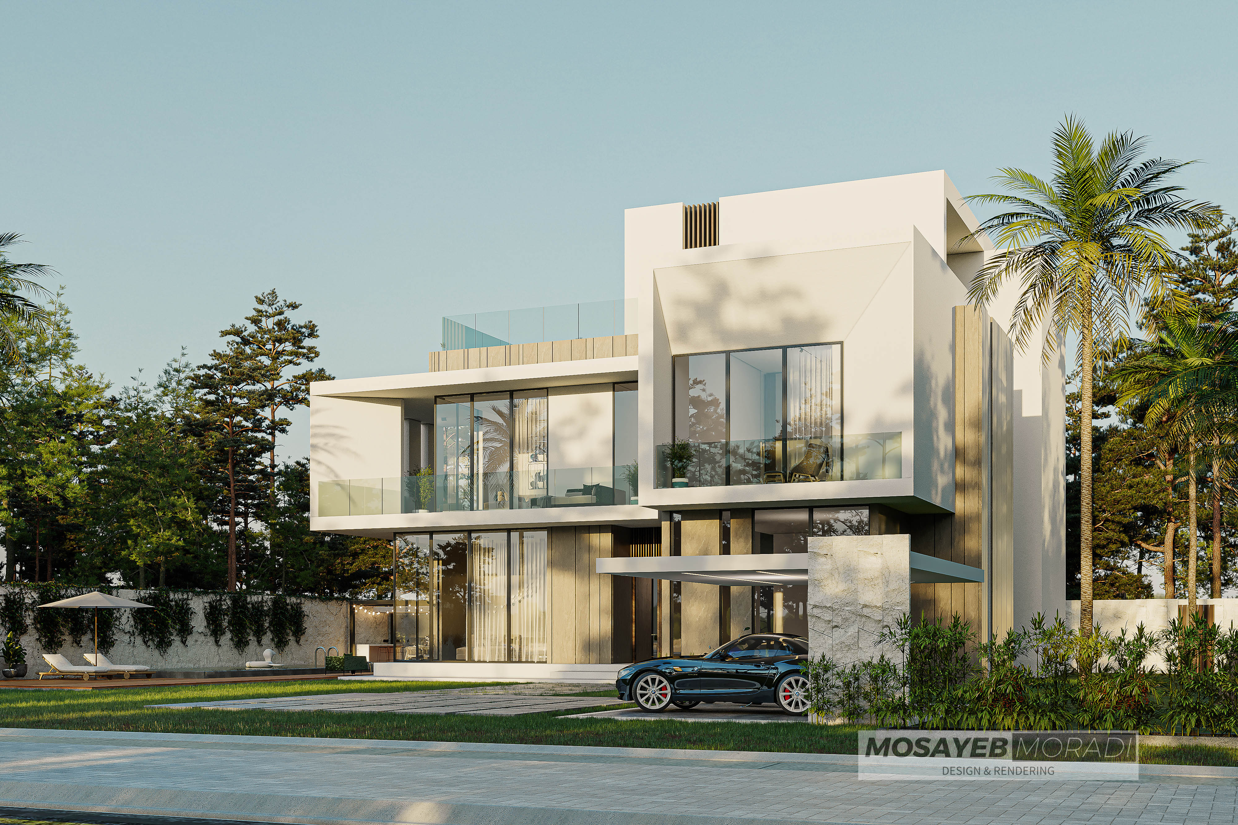 迪拜私人别墅外观设计丨阿联酋迪拜丨Mosayeb moradi-8