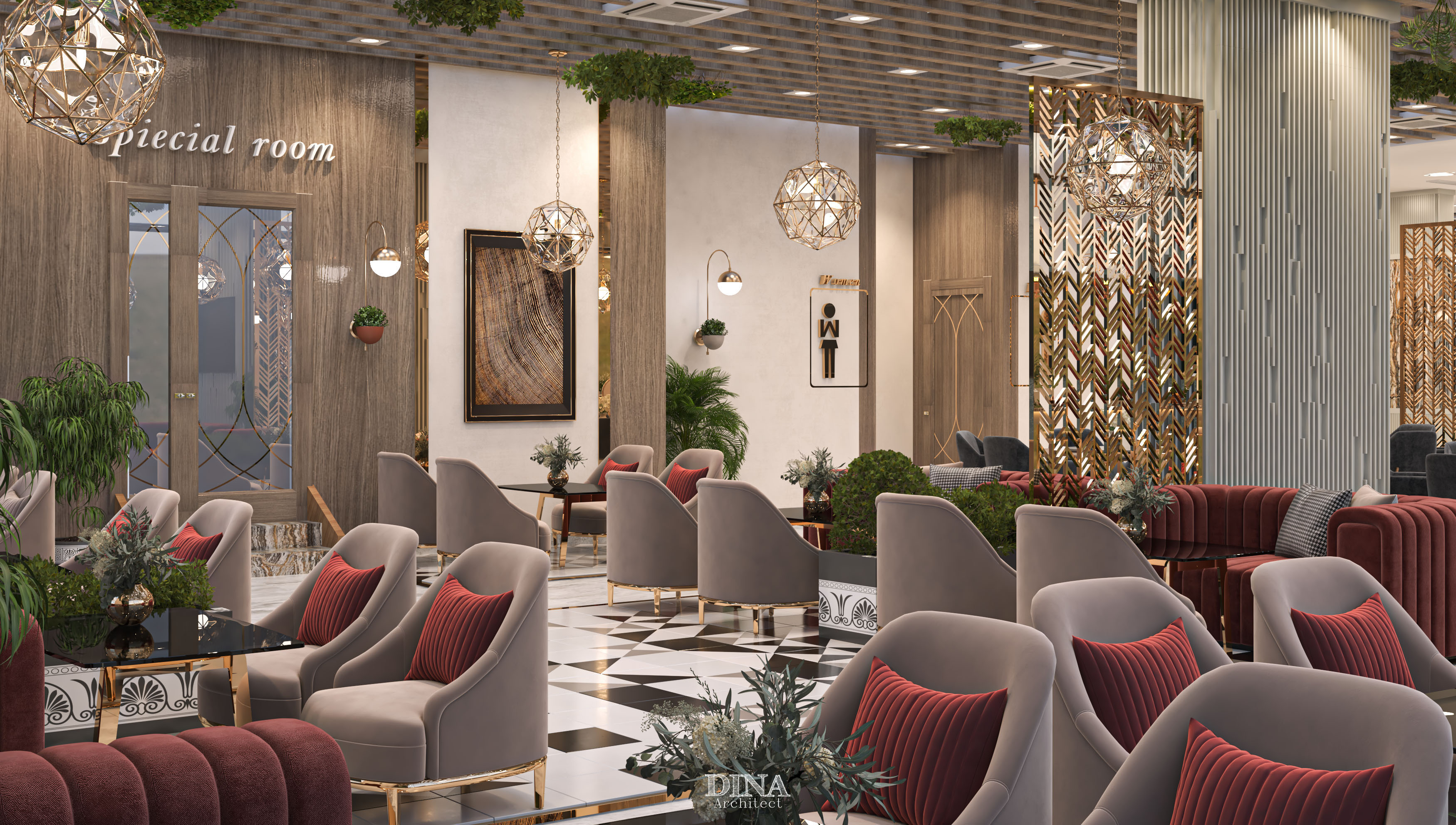 Sooad 餐厅丨沙特阿拉伯麦加丨Almamlka design-13