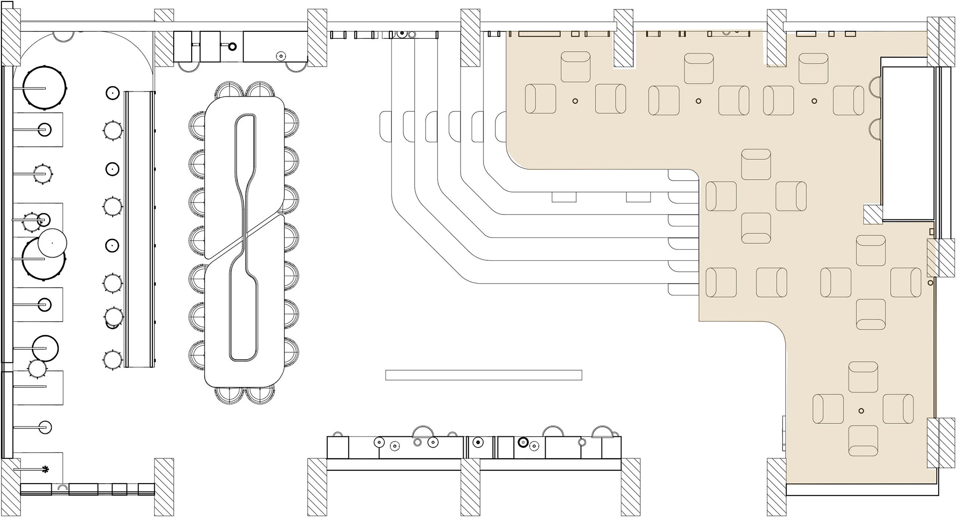 Mansoura 大学图书馆室内设计丨DESIGNED FURNATURE-20