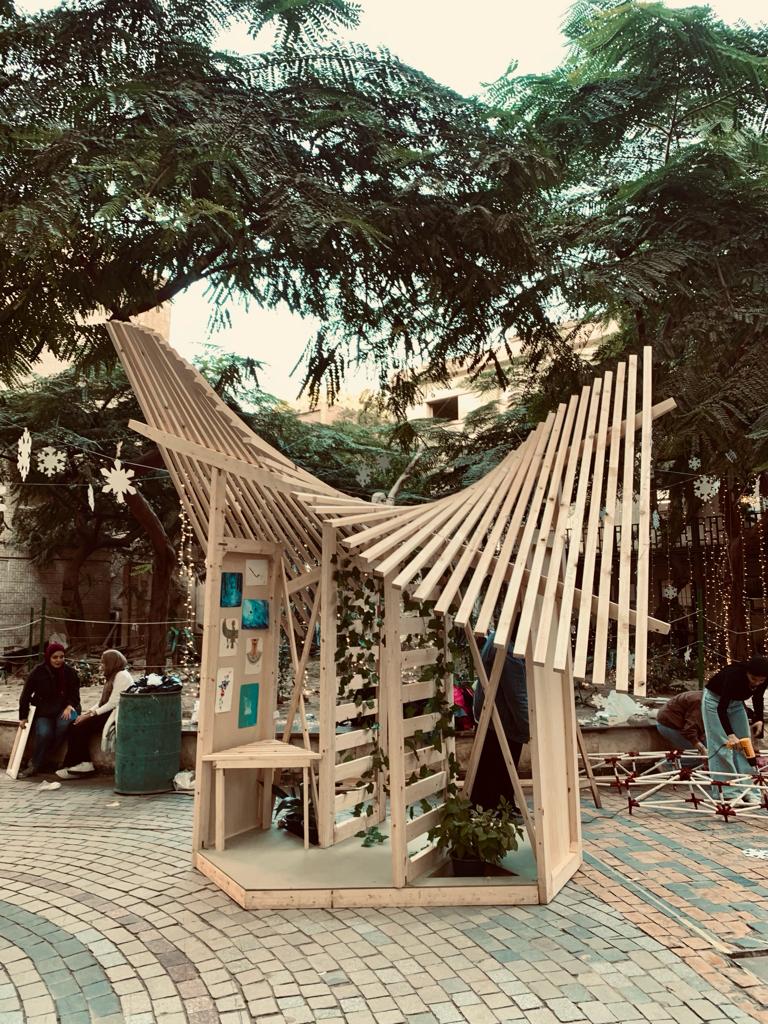 小型画廊·木制模型-4