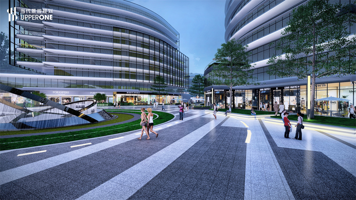 陕西中银投总部暨西部空间信息产业基地|当代景观规划-5