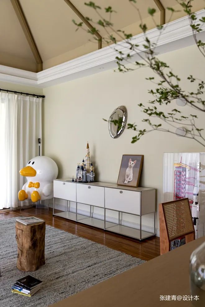 宠物博主用30万装完280㎡别墅？！3猫1可达鸭的智能理想家-41