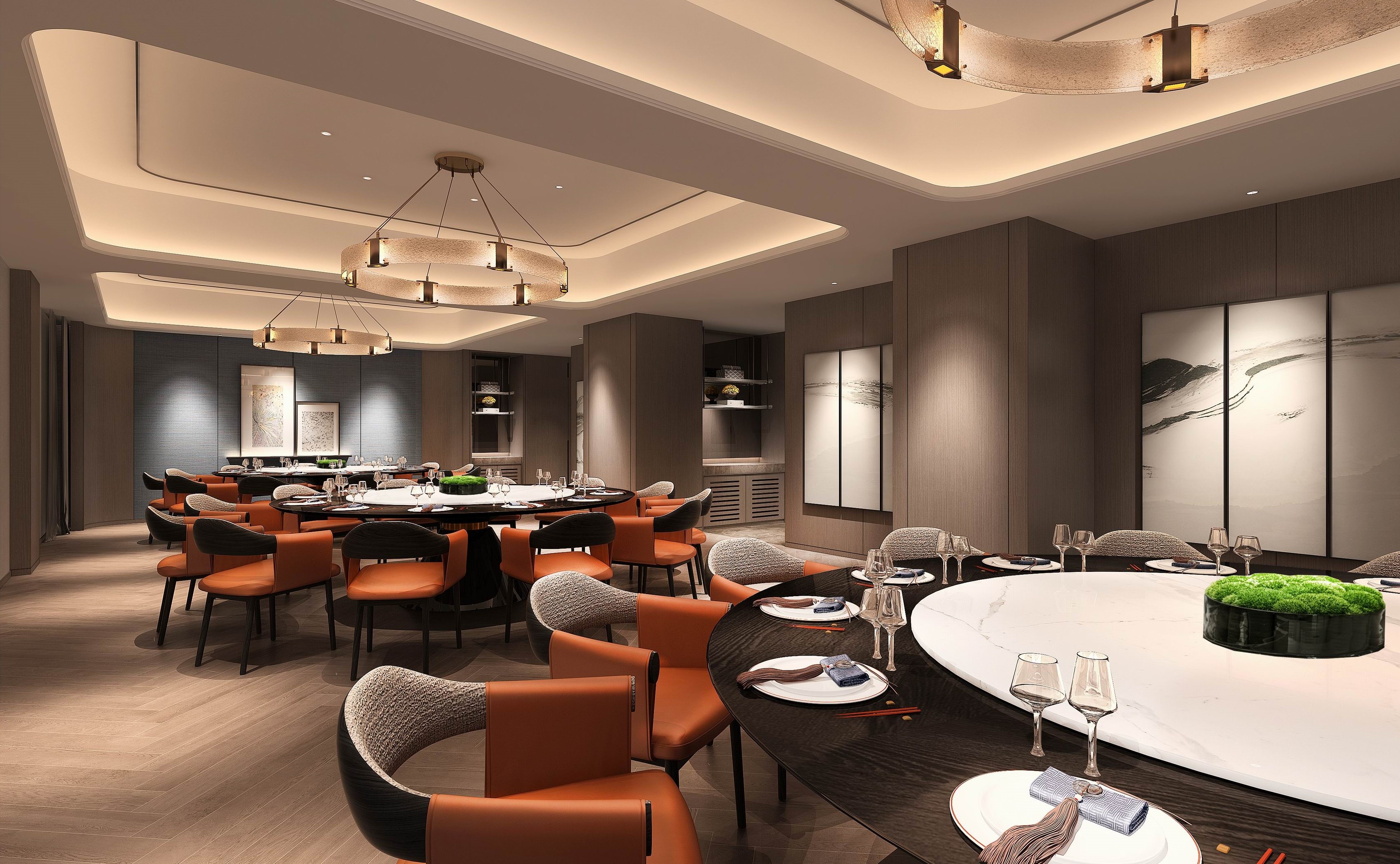 盐城东亿国际大酒店宴会厅现代简约风格空间设计丨中国盐城丨苏州中麦设计事务所-9