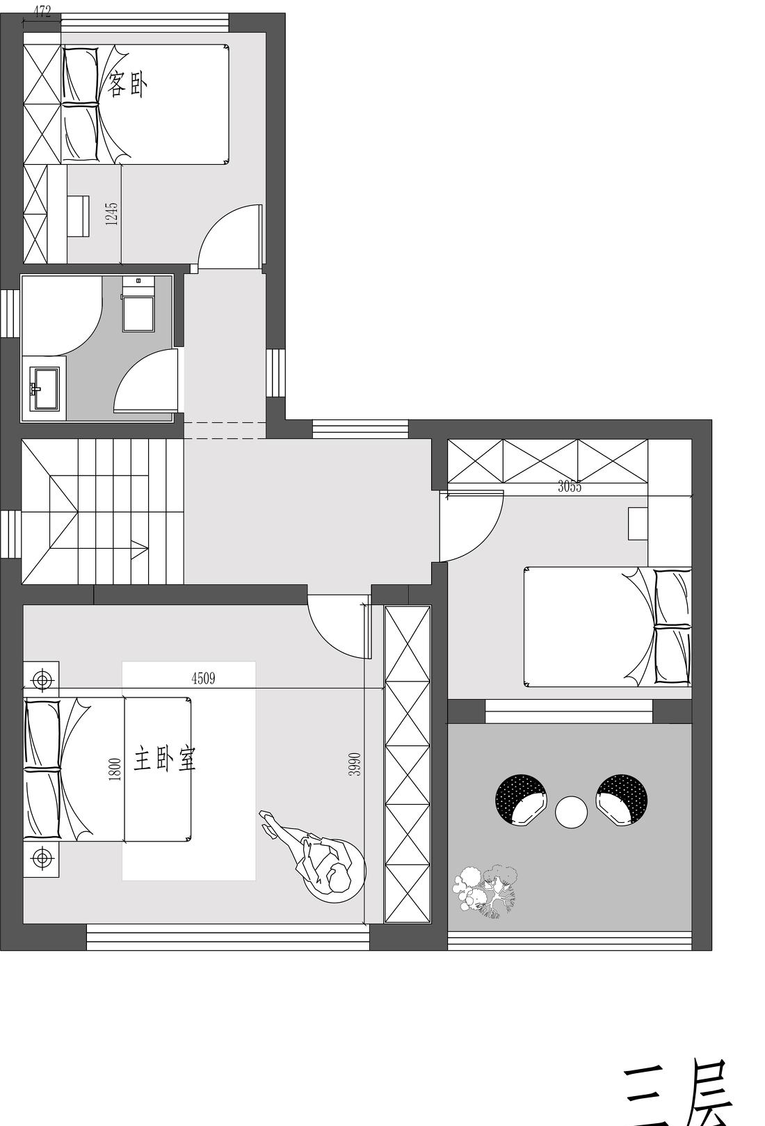 220m²超大别墅设计-14