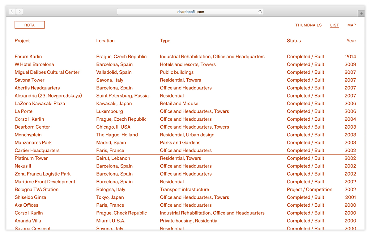 重塑 Ricardo Bofill 建筑工作室官网，结构与视觉的双重升级-11