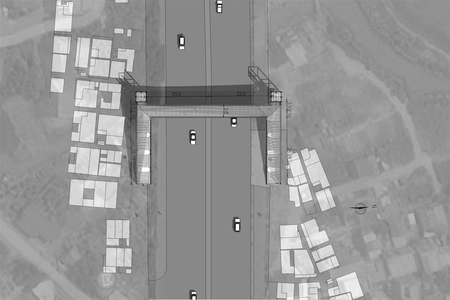 佛山新城村人行道桥-87