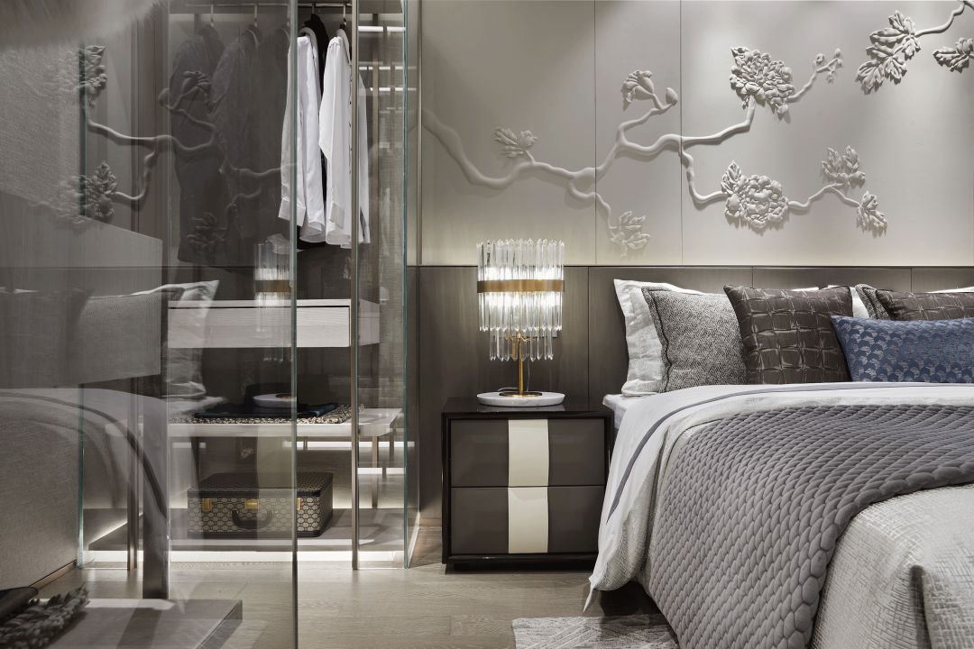 南昌欣悦湖 119 户型四房两厅两卫港式轻奢风住宅设计-35