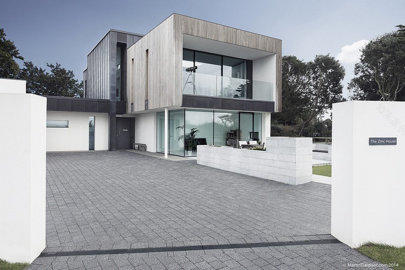 英国 OB 建筑工作室“锌屋”海景现代住宅设计-1
