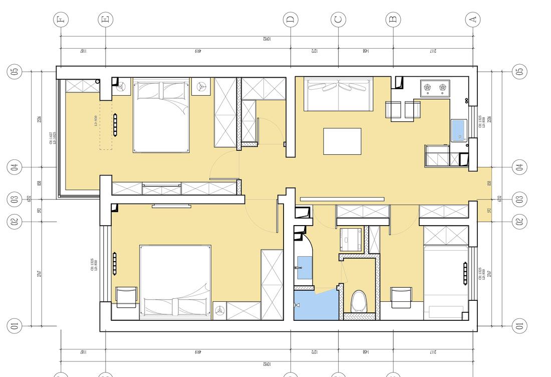 无采光小黑屋逆袭记 · 两居改三居拯救计划-38