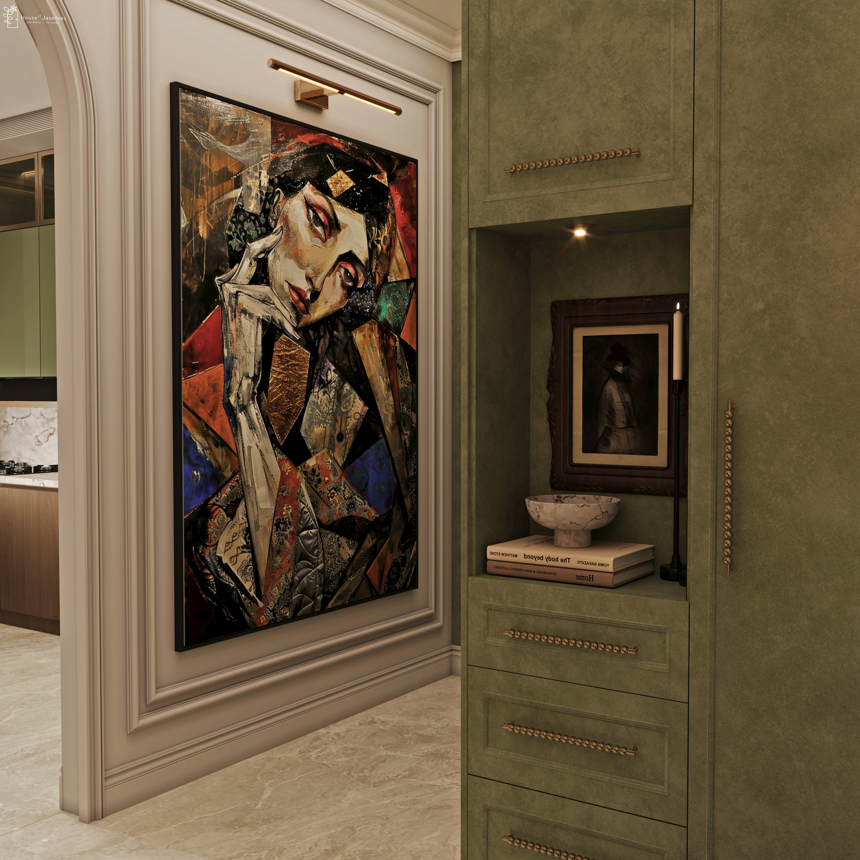 CRIMSON & GOLD: Eclectic Luxury Living-33