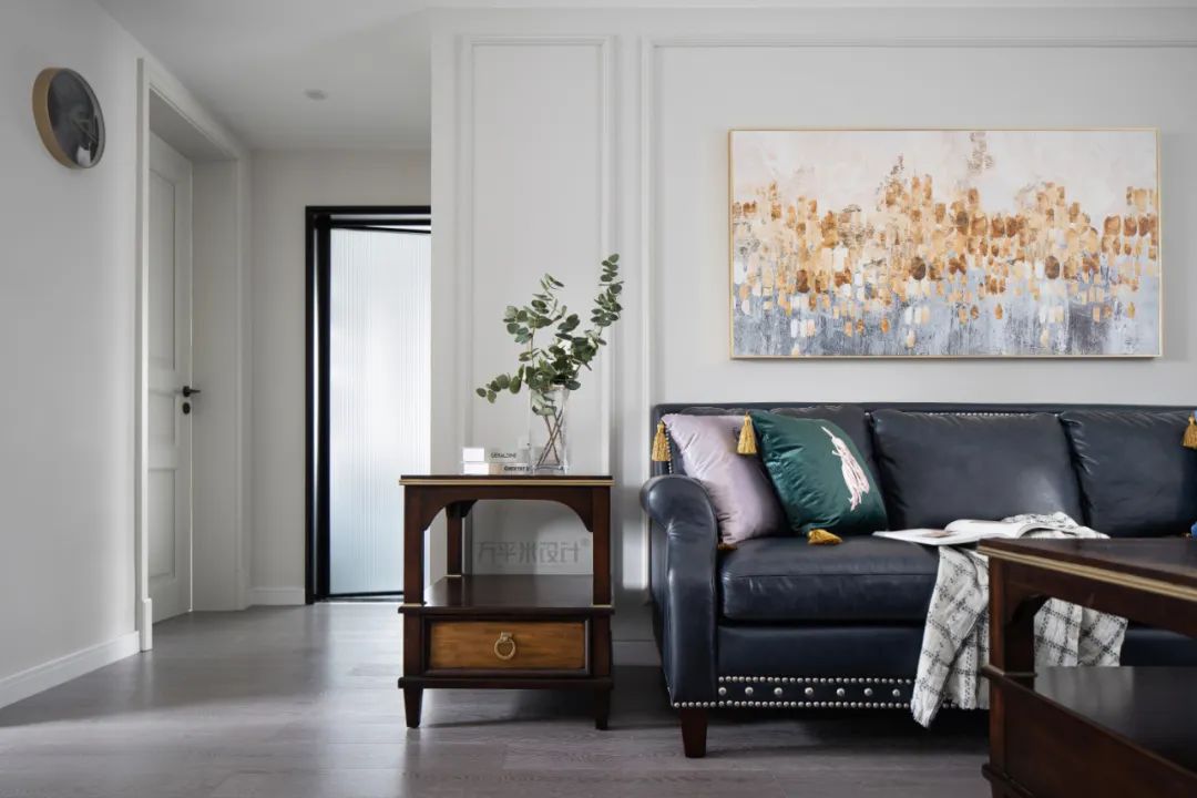 金福苑 82㎡美式混搭,复古与轻奢的完美融合-41