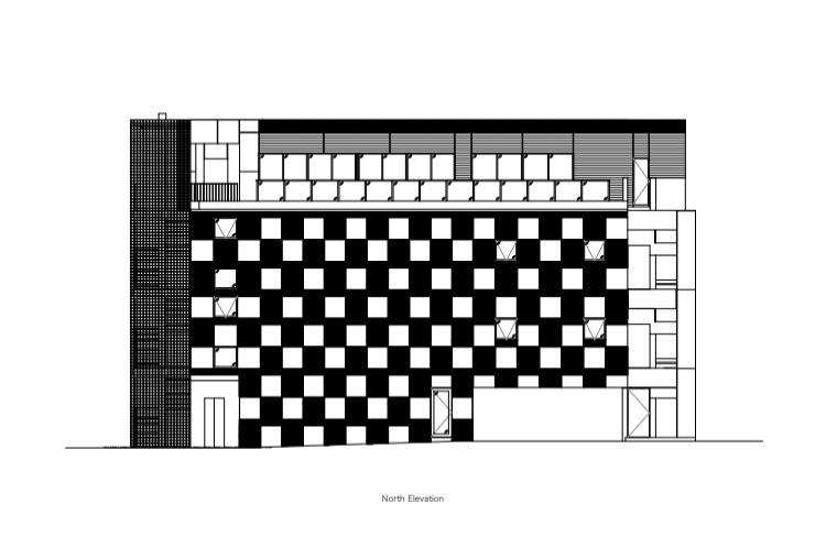 福冈多租户建筑中的格子丨日本福冈丨SAKO Architects-21