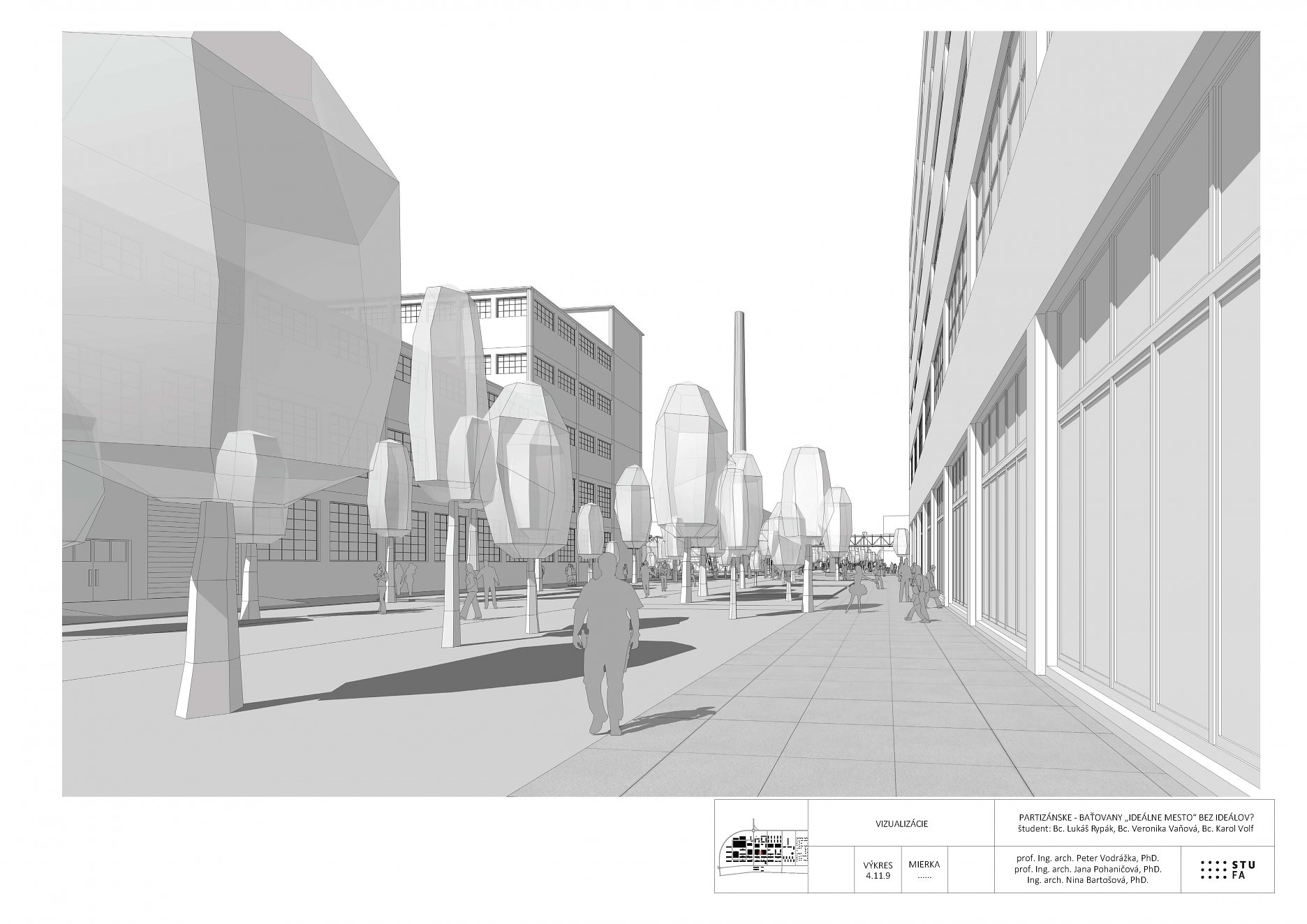 Partizánske  Baťovany工业区复兴设计方案丨斯洛伐克丨Bc. Lukáš Rypák等三人团队,与教授合作-72
