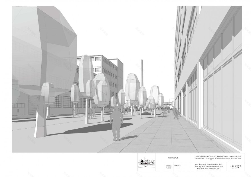 Partizánske Baťovany工业区复兴设计方案丨斯洛伐克丨Bc. Lukáš Rypák等三人团队,与教授合作-72