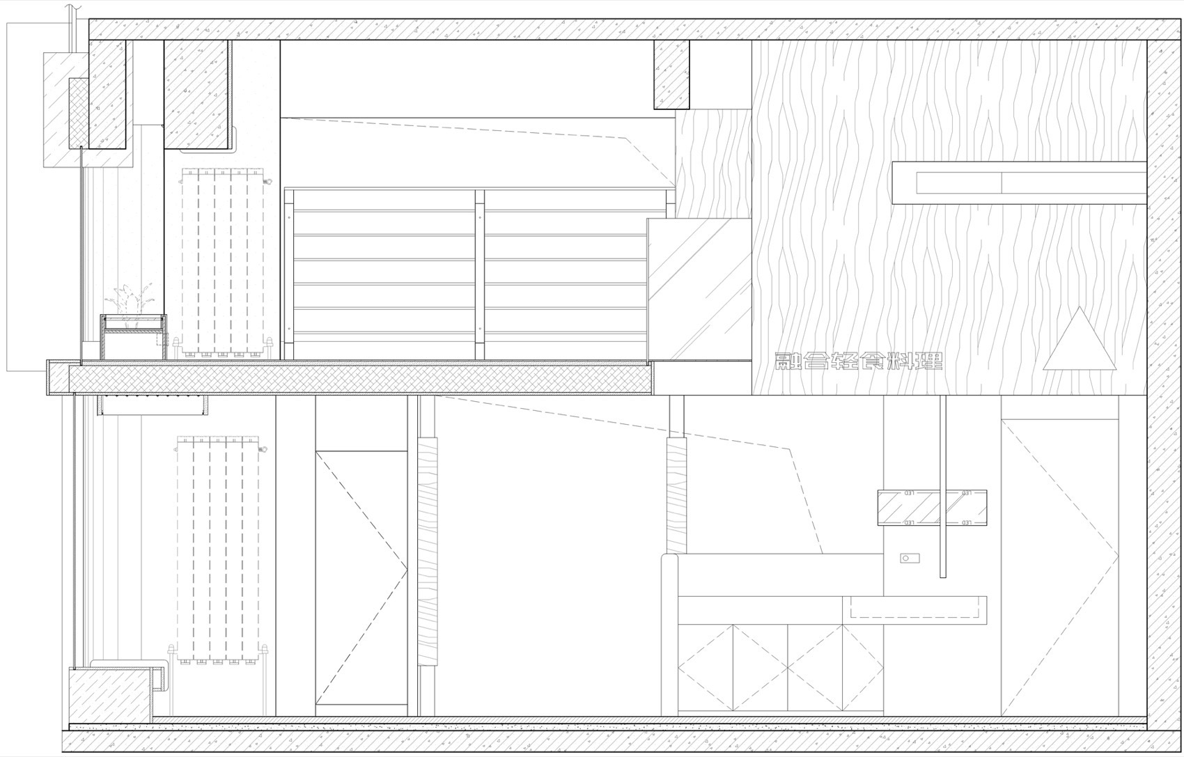 YIHE一合轻食餐厅丨中国太原丨斑斓空间设计-40