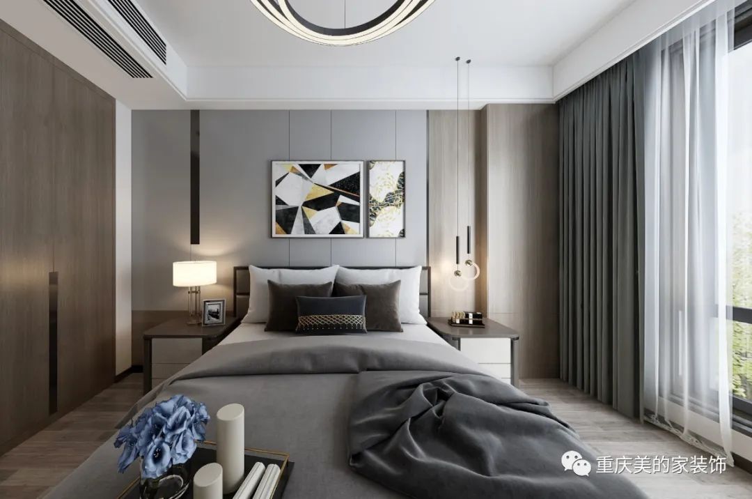 现代摩登家居,演绎高级灰与爱马仕橙的时尚碰撞-46