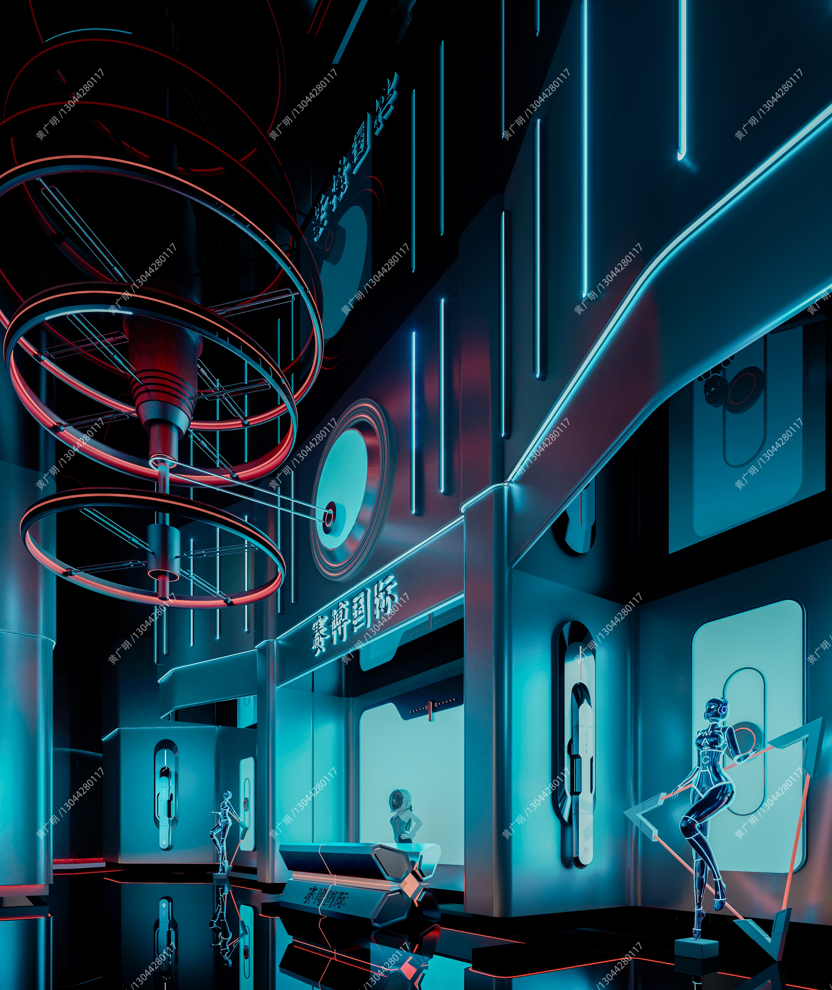 Byte Design赛博国际酒吧-6