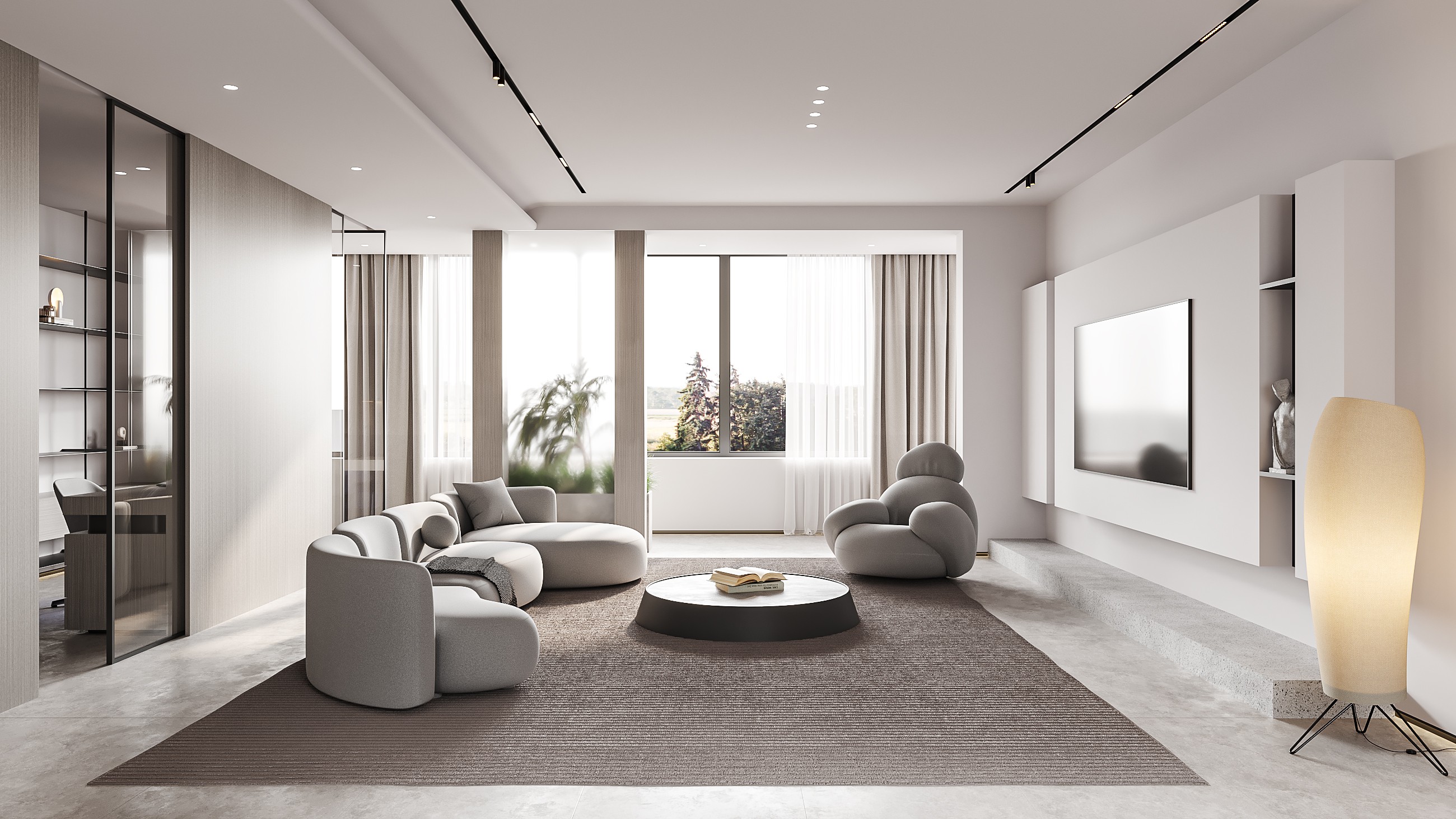 黑白 家是理想生活之根，是人活出某种生命状态的底色，是收纳生活万象丨CH-Design-1