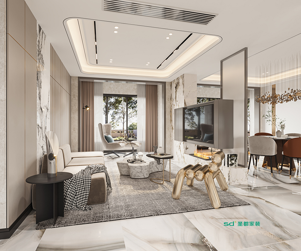 轻奢壹号院丨中国金华丨圣都家居装饰有限公司-1