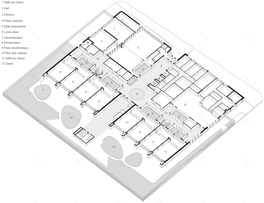 Simone Veil学校综合体丨法国丨Le Penhuel & Associés等多家单位-2