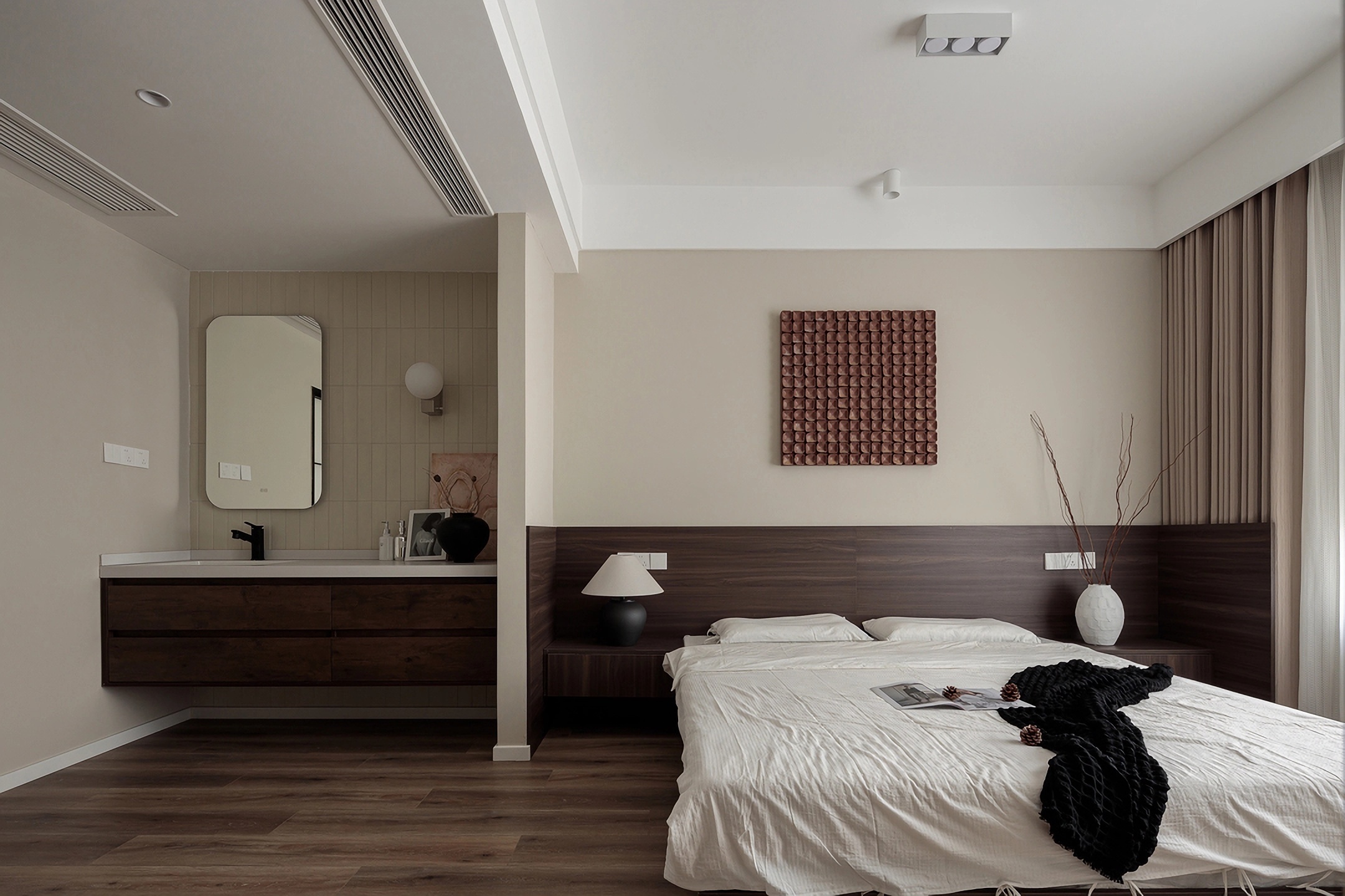 120m²中古侘寂 · 落地一套家居博主的家丨中国眉山丨壹佳一舍设计-19