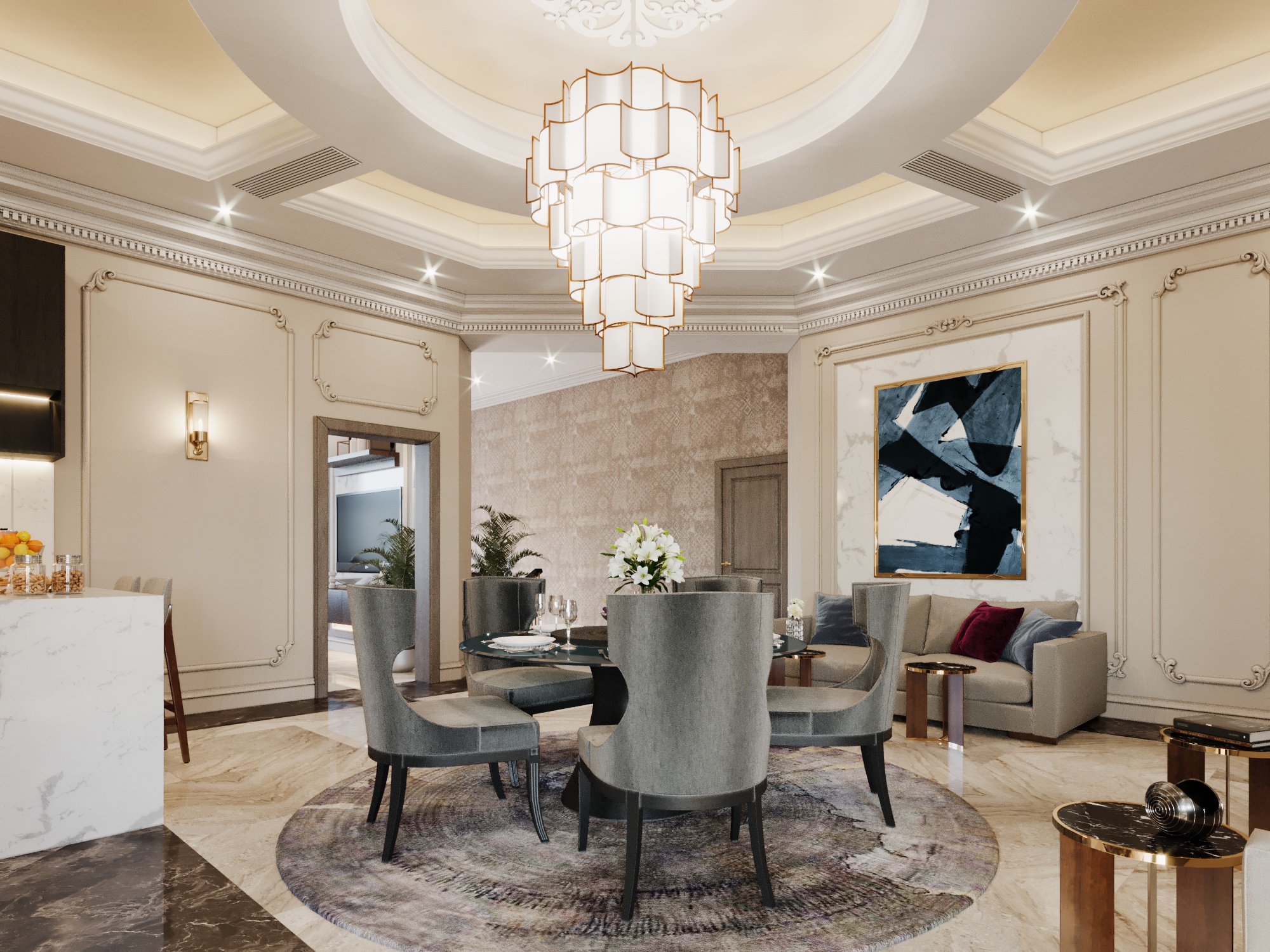 新古典主义别墅丨Shady Salah-31