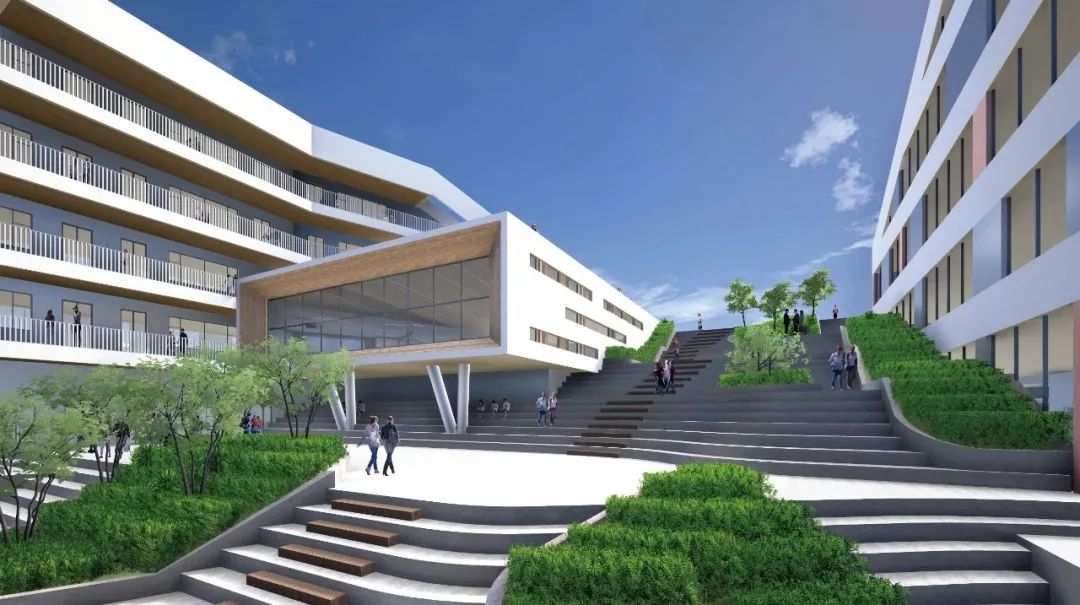 深圳第十三高级中学 | 山地生态校园的绿色创新-38