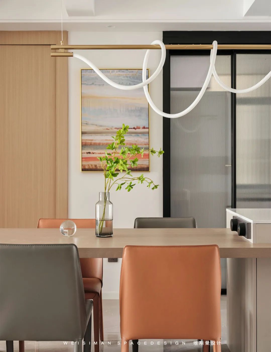 奶油色调的温柔私宅丨苏州维斯曼全案设计-40