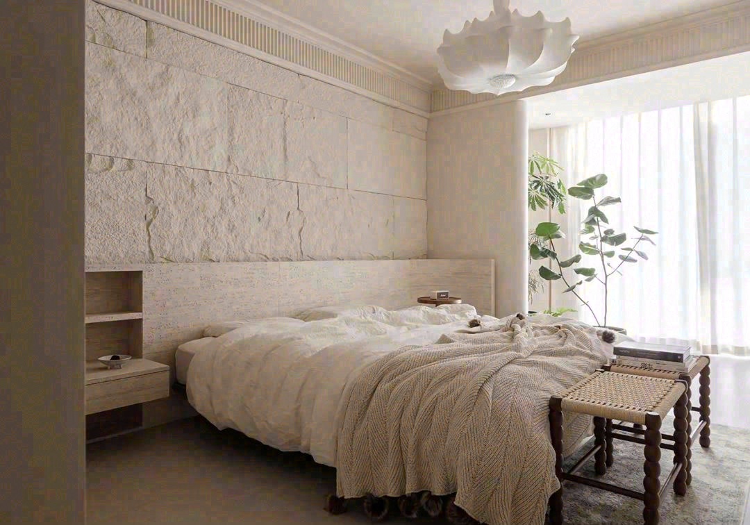 奶油风三居室改造丨中国北京丨七巧天工设计-65