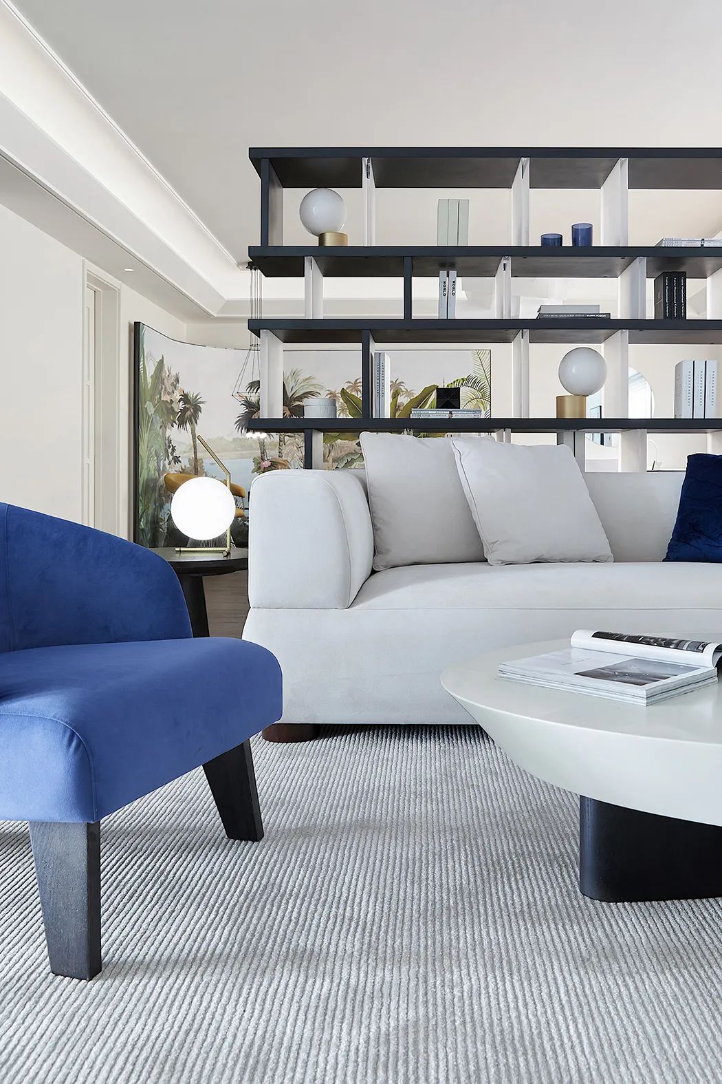 现代风别墅,个性时尚软装,简单高档-27