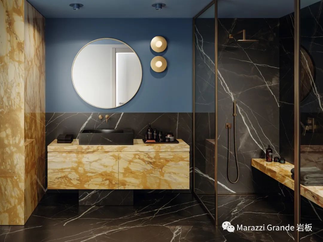 卡拉卡塔黑·Calacatta Black 岩板应用案例丨意大利丨意大利马拉齐集团-4
