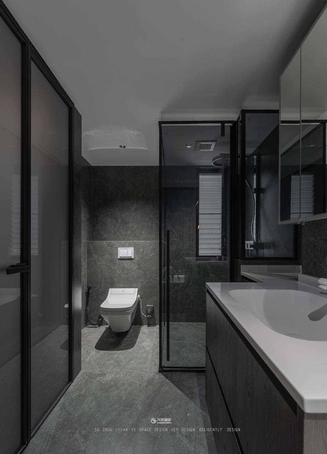 暗黑系精装房 · 现代简约的优雅与神秘-54