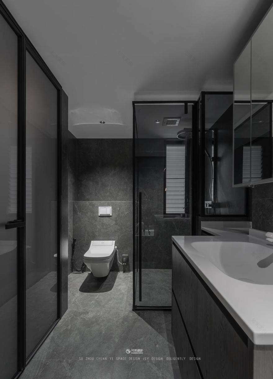 暗黑系精装房 · 现代简约的优雅与神秘-54