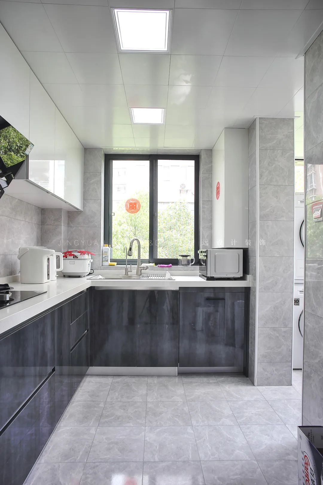 境远装饰 | 90 平现代黑白灰二居室，个性舒适空间-48