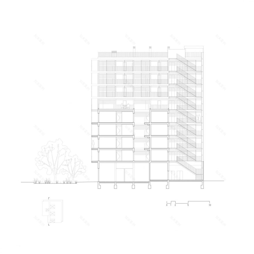 巴塞罗那"La Chalmeta"合作住宅丨西班牙巴塞罗那-23