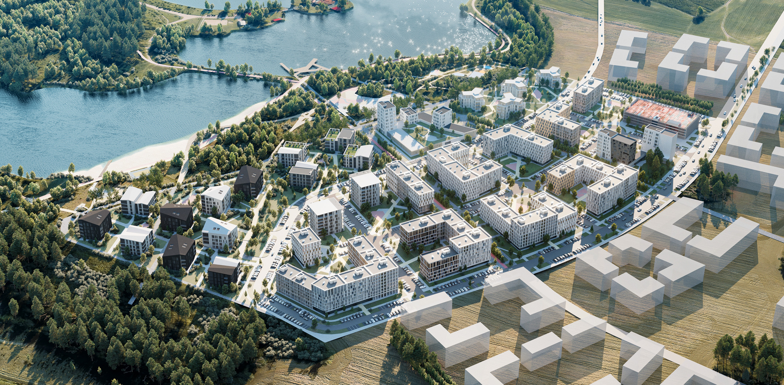 明斯克北部滨水区丨白俄罗斯明斯克丨LEVEL80 | architects （团队成员众多）-14