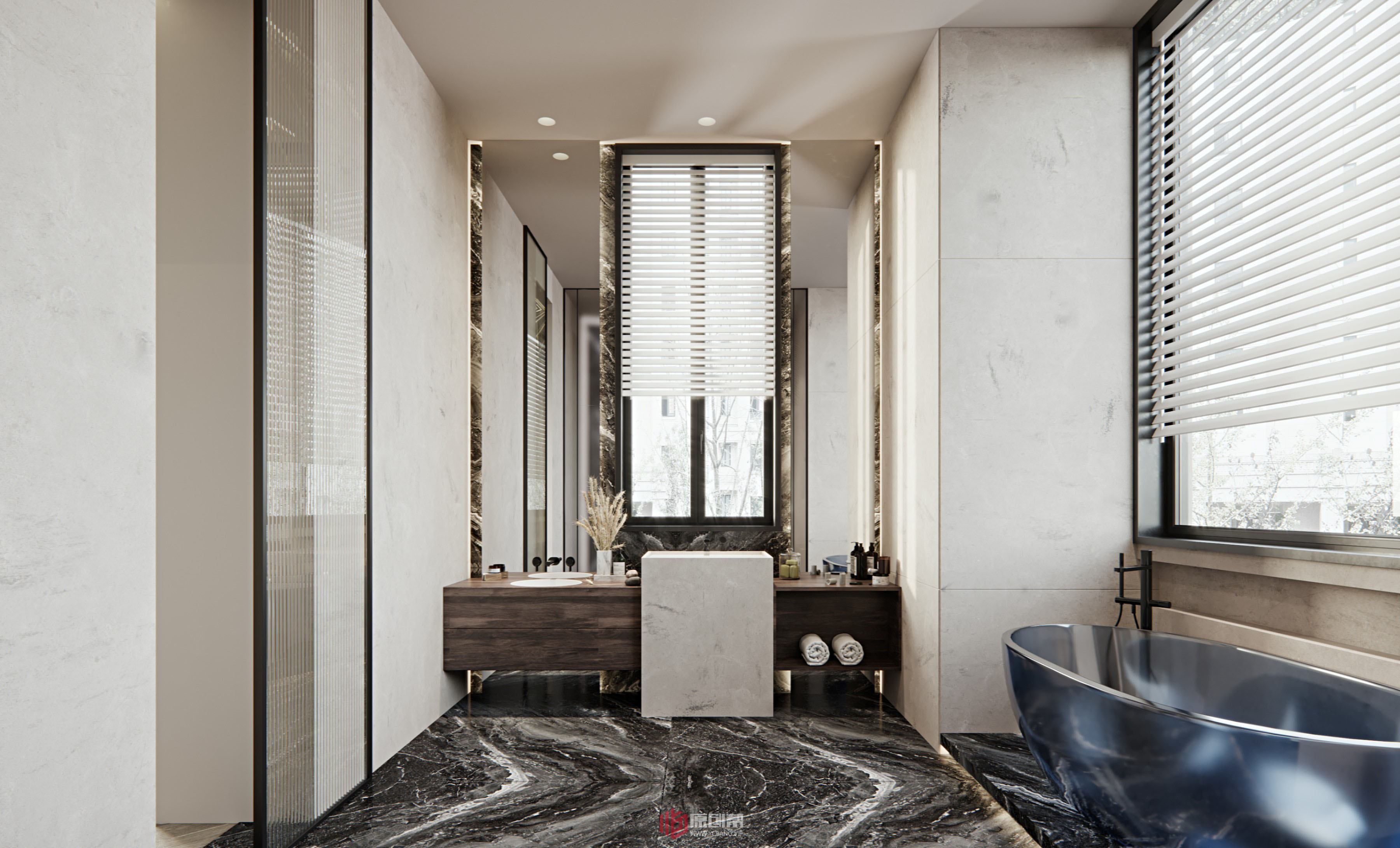 现代北欧客餐厅设计丨中国北京丨原创帮（设计帮）-11